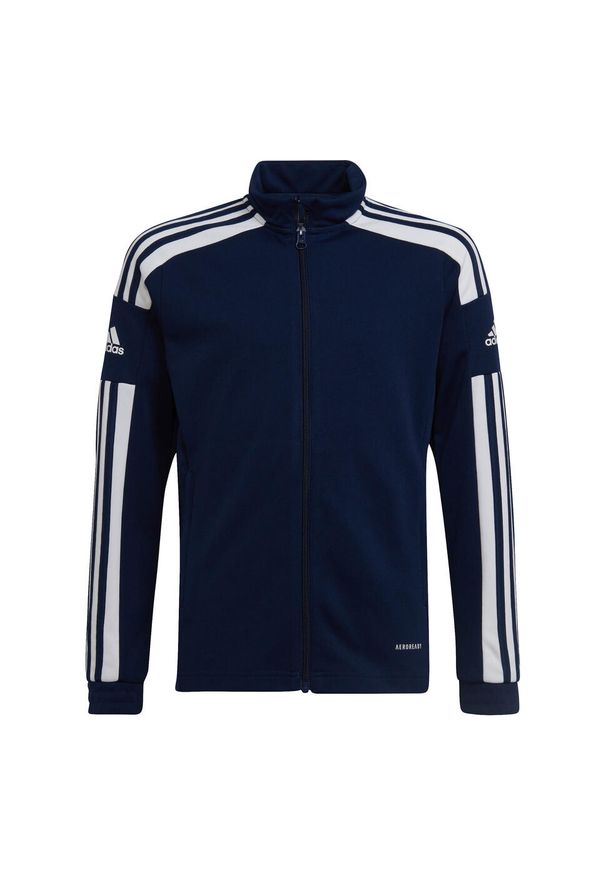 Adidas - Bluza dla dzieci adidas Squadra 21 Training Full Zip. Kolor: biały, wielokolorowy, niebieski