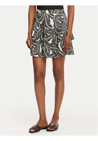 only - ONLY Spódnica mini Nova 15372459 Szary ciemny Regular Fit. Kolor: szary. Materiał: wiskoza #1