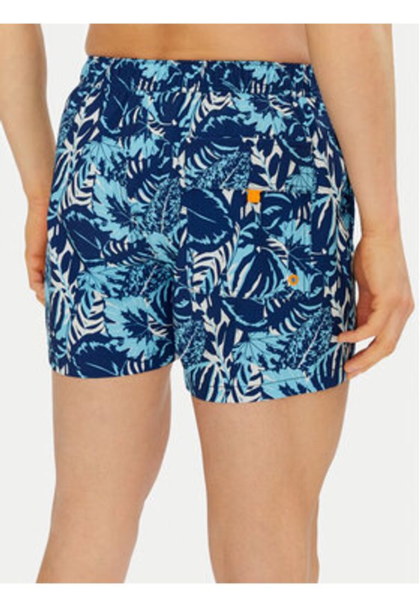 Save The Duck Szorty kąpielowe DW1222M SIPO20 Niebieski Regular Fit. Kolor: niebieski. Materiał: syntetyk