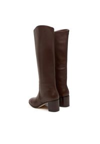 Lauren Ralph Lauren - LAUREN RALPH LAUREN Kozaki Charly 802974388002 Brązowy. Kolor: brązowy. Materiał: skóra #6