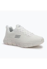 skechers - Buty męskie SKECHERS Bobs B Flex Chill Edge off. Kolor: biały