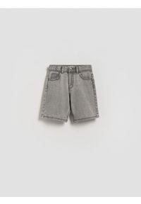 Reserved - Jeansowe szorty - jasnoszary. Kolor: szary. Materiał: jeans #1