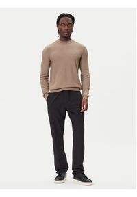 BOSS Sweter Anion_S 50527584 Beżowy Regular Fit. Kolor: beżowy. Materiał: bawełna #5