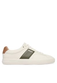 BOSS Sneakersy Aiden 50522833 Biały. Kolor: biały. Materiał: skóra #1