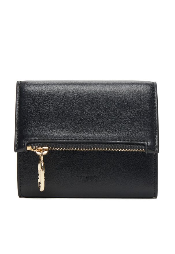 Tous - TOUS Portfel City 2002303051 Czarny. Kolor: czarny. Materiał: skóra