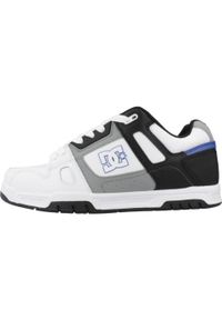 DC Shoes - Buty na deskorolkę męskie DC Stag. Zapięcie: sznurówki. Kolor: wielokolorowy, czarny, biały. Materiał: materiał, tkanina, syntetyk. Szerokość cholewki: normalna. Sport: skateboard