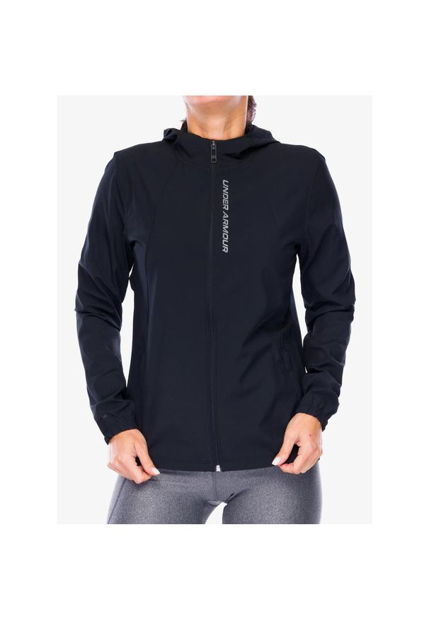 Kurtka do biegania damska Under Armour UA OutRun The Storm Jacket. Kolor: czarny. Sport: bieganie