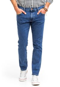 Wrangler - WRANGLER LARSTON MĘSKIE SPODNIE JEANSOWE COOL BLUE W18SKT32Q #8