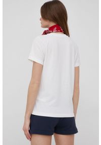 Pepe Jeans t-shirt CAMILLE damski kolor biały. Okazja: na co dzień. Kolor: biały. Wzór: nadruk. Styl: casual #5