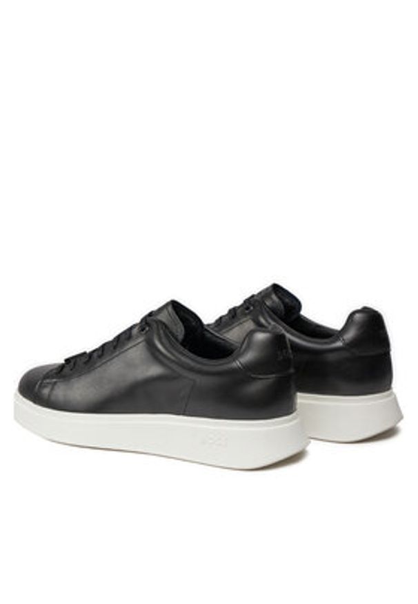 BOSS - Boss Sneakersy Bulton Runn 50497887 Czarny. Kolor: czarny. Materiał: skóra