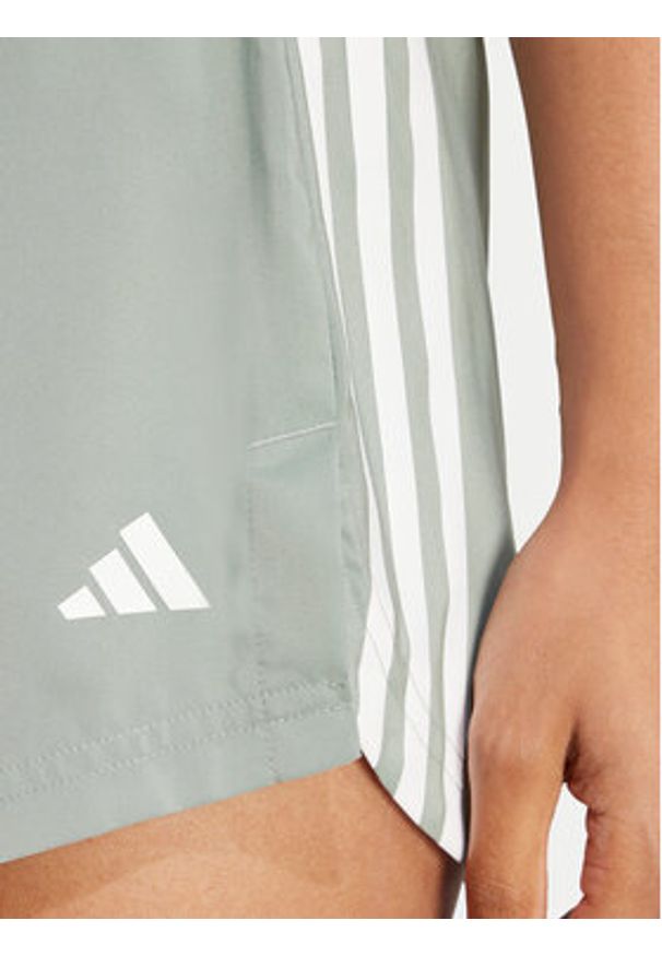 Adidas - adidas Szorty sportowe Hyperglam Woven JC7392 Zielony Regular Fit. Kolor: zielony. Materiał: syntetyk