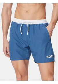 BOSS Szorty kąpielowe Starfish 50514429 Niebieski Regular Fit. Kolor: niebieski. Materiał: syntetyk #1