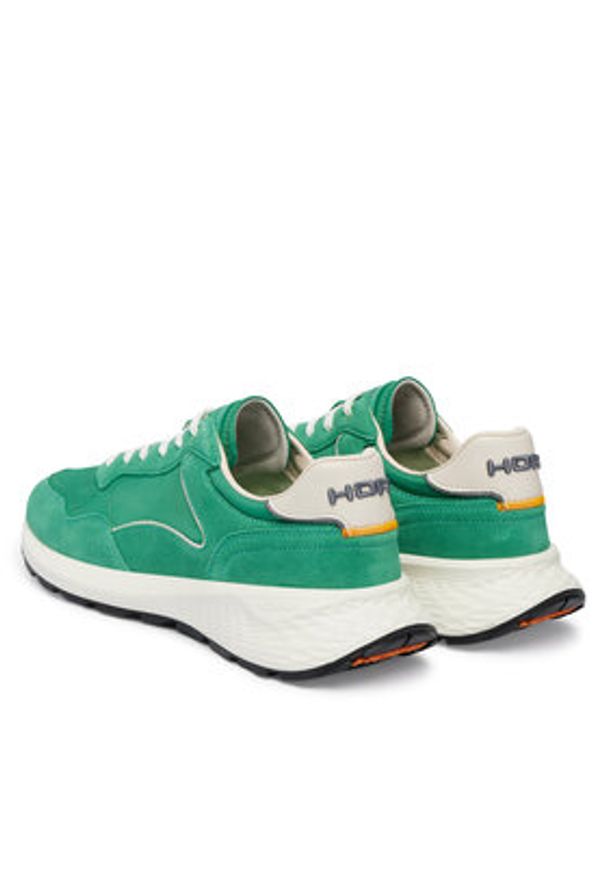 HOFF Sneakersy City MkII 12635404 Zielony. Kolor: zielony. Materiał: skóra, zamsz