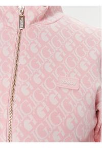 Guess Bluza Gl Logo V4RQ12 KC2X2 Różowy Regular Fit. Kolor: różowy. Materiał: syntetyk #5