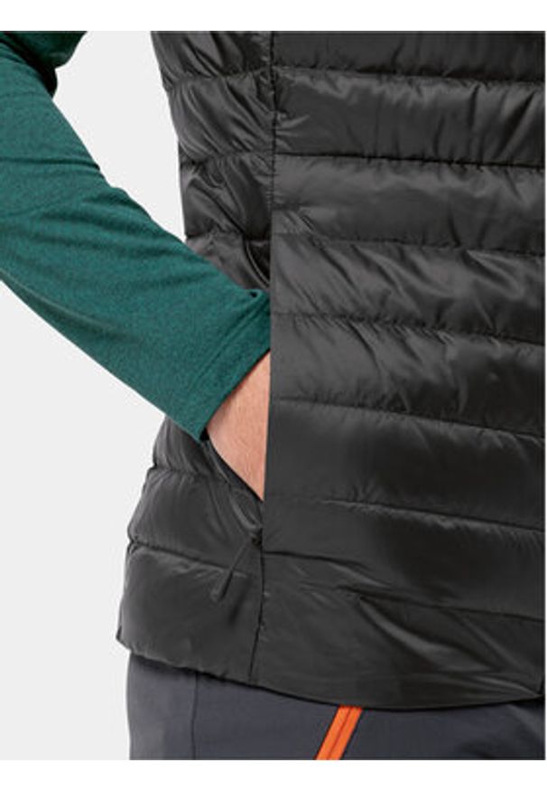 Jack Wolfskin Kamizelka Pilvi 1207711 Czarny Regular Fit. Kolor: czarny. Materiał: syntetyk
