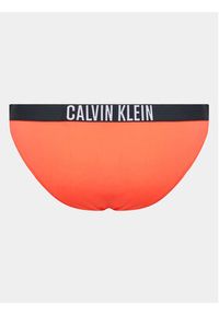 Calvin Klein Swimwear Dół od bikini KW0KW01983 Pomarańczowy. Kolor: pomarańczowy. Materiał: syntetyk #4