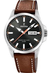 Zegarek Festina Zegarek męski Festina F20358-2 brązowy. Kolor: brązowy #1