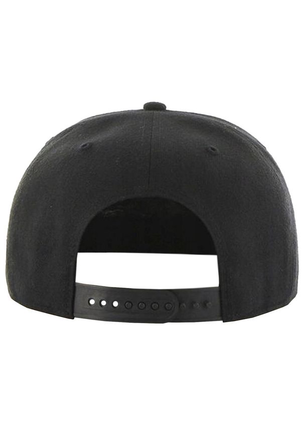 47 Brand - Czapka z daszkiem męska MLB New York Yankees No Shot Cap. Kolor: czarny. Materiał: akryl, wełna