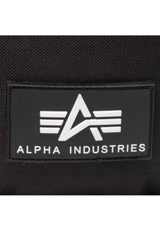 Alpha Industries Nerka Rubber Print Waistbag 198912 Czarny. Kolor: czarny. Materiał: materiał. Wzór: nadruk