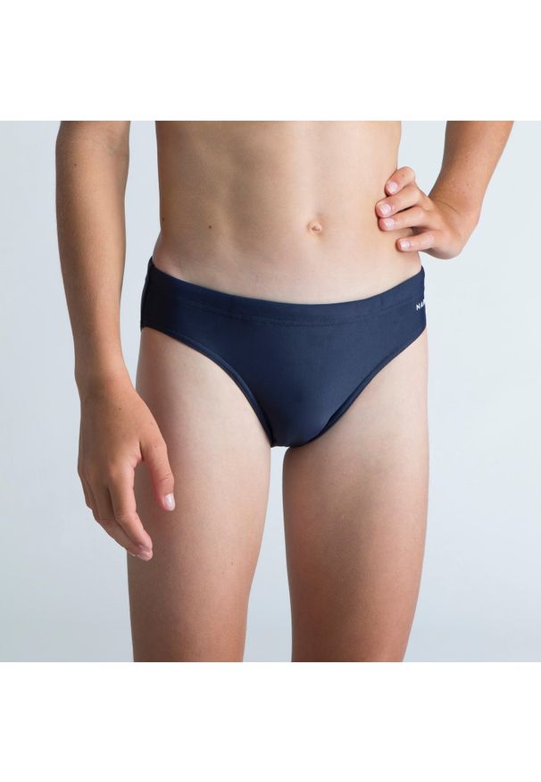 NABAIJI - Slipki pływackie dla dzieci Nabaiji 100 Basic. Kolor: niebieski. Materiał: poliester, materiał, elastan