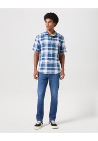 Wrangler - MESKA KOSZULA WRANGLER SS 1 PKT SHIRT BLUE 112350498 #4