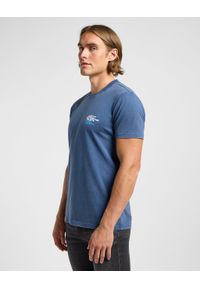 Lee - MESKA KOSZULKA LEE MEDIUM LOGO TEE ORION BLUE 112364593 #5