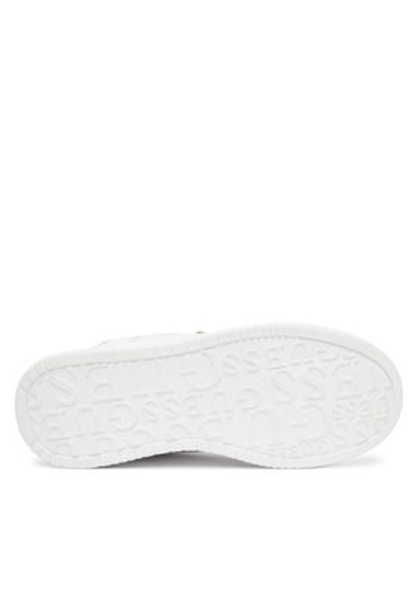 Guess Sneakersy FLTDL2 LEA12 Biały. Kolor: biały. Materiał: skóra
