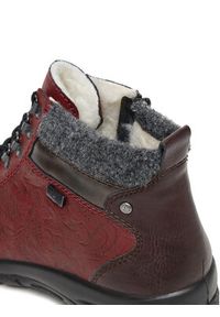Rieker Botki CEO-L7144-35 Bordowy. Kolor: czerwony. Materiał: syntetyk, materiał #4