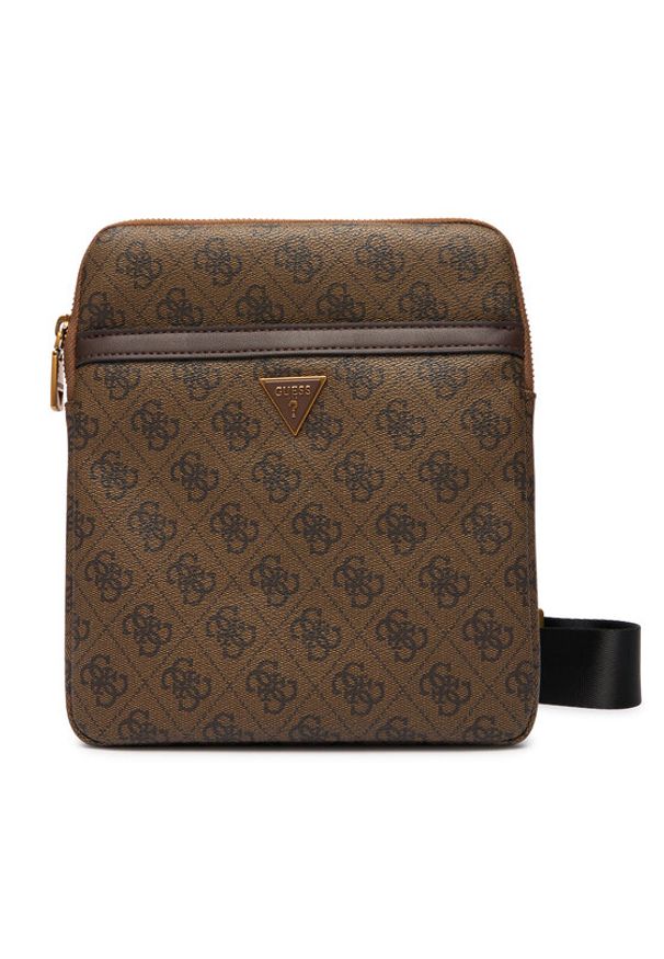 Guess Saszetka HMEVZL P2223 Brązowy. Kolor: brązowy. Materiał: skóra