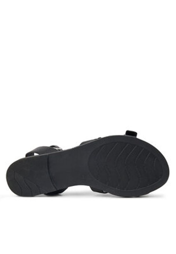 DeeZee Sandały MT3150-25S08 Czarny. Kolor: czarny. Materiał: skóra