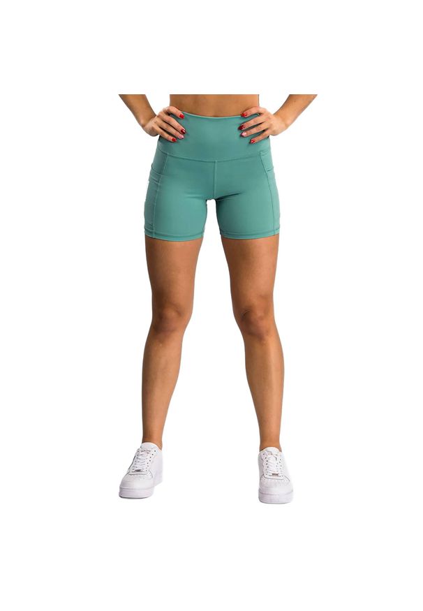 VENUM - Spodenki treningowe damskie Venum Essential Women'S Bike Shorts. Kolor: niebieski