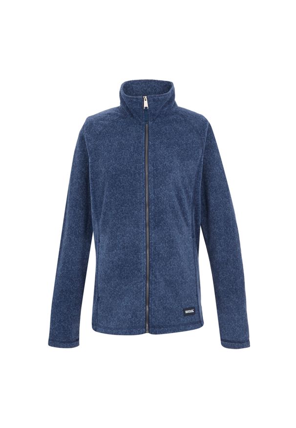 DARE 2B - Bluza Polarowa Damska Pełen Suwak Mayse. Kolor: fioletowy, wielokolorowy, niebieski, szary. Materiał: polar. Sezon: zima