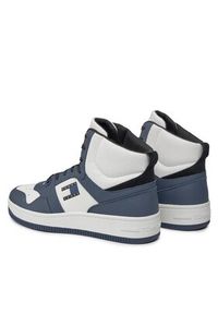 Tommy Jeans Sneakersy Tjm Retro Basket Sneaker Mid EM0EM01401 Granatowy. Kolor: niebieski. Materiał: skóra #2