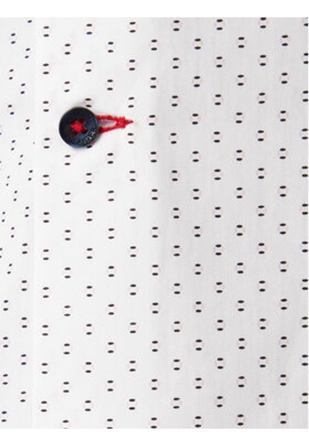 TOMMY HILFIGER - Tommy Hilfiger Koszula MW0MW41660 Biały Slim Fit. Kolor: biały. Materiał: bawełna