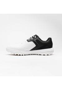 INESIS - Buty do golfa męskie Inesis MW500 wodoodporne. Kolor: pomarańczowy, wielokolorowy, szary, brązowy, biały. Materiał: materiał, kauczuk. Sport: golf