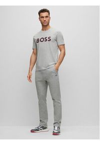 BOSS - Boss T-Shirt 50488793 Szary Regular Fit. Kolor: szary. Materiał: bawełna #9