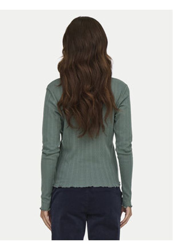 only - ONLY Bluzka Carlotta 15291987 Zielony Regular Fit. Kolor: zielony. Materiał: bawełna