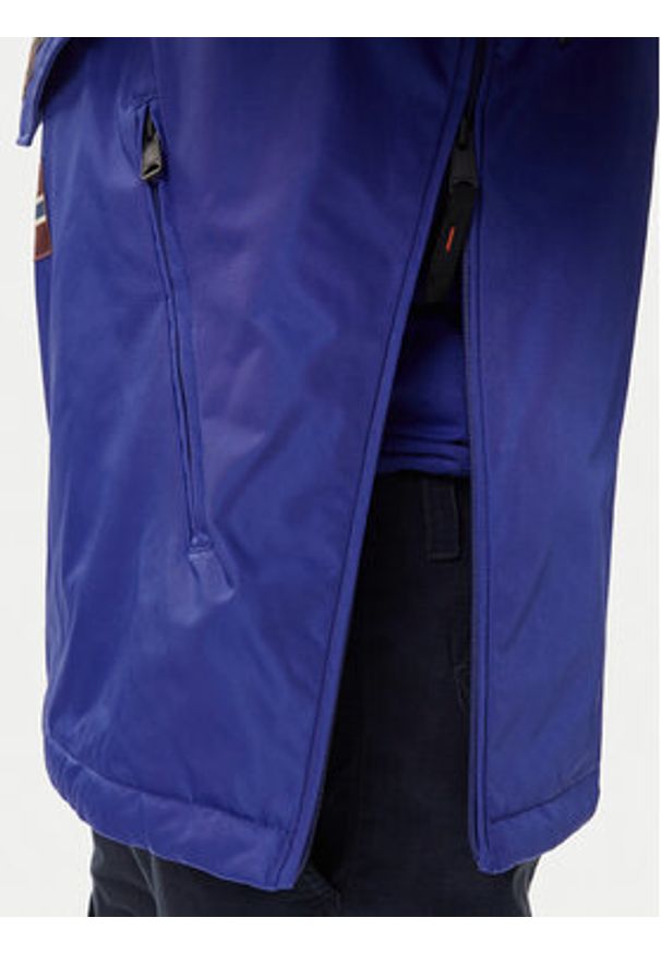 Napapijri Kurtka anorak Rainforest Next NP0A4IB9 Niebieski Regular Fit. Kolor: niebieski. Materiał: syntetyk