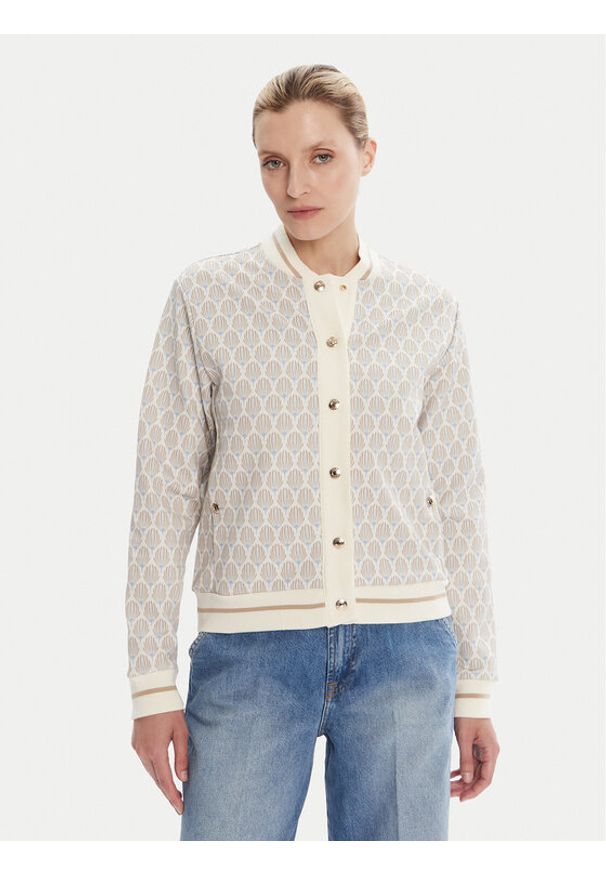 JOOP! Bluza 58 253JE58Tjara 30047788 Beżowy Regular Fit. Kolor: beżowy. Materiał: syntetyk