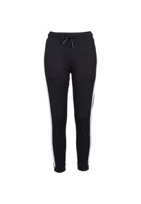 Urban Classics - Spodnie damskie Urban Classic interlock 2.0. Kolor: czarny, wielokolorowy, biały. Długość: długie #1