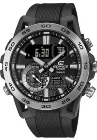 Zegarek sportowy EDIFICE Casio Edifice ECB-40P-1AEF BLUETOOTH100m czarny. Kolor: czarny. Styl: sportowy