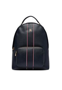 TOMMY HILFIGER - Tommy Hilfiger Plecak Th Daily Backpack Corp AW0AW18851 Granatowy. Kolor: niebieski. Materiał: skóra #5
