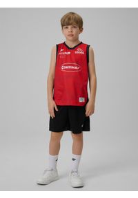 4f - 4F Koszulka meczowa replika wyjazdowa z sezonu 2025/26 dziecięca 4F x MOSiR Bochnia - czerwona 122/128 (6-8 lat). Kolor: czerwony. Materiał: materiał. Wzór: nadruk. Sezon: lato. Sport: bieganie, fitness #2