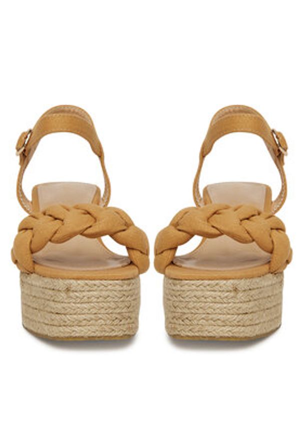 DeeZee Espadryle XFV20019-09 Beżowy. Kolor: beżowy. Materiał: materiał