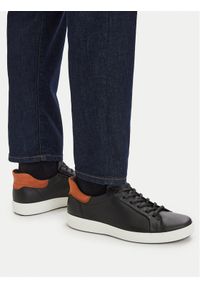 ecco - ECCO Sneakersy Soft 7 47082451866 Czarny. Kolor: czarny. Materiał: skóra #1