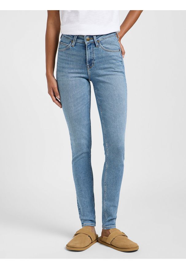 Lee - DAMSKIE SPODNIE JEANSOWE LEE SCARLETT HIGH MID STRENGTH 112363821