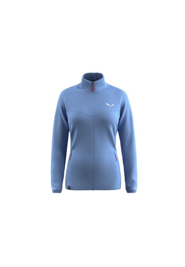 Salewa - Bluza trekkingowa damska Puez Cammino PL Women. Kolor: niebieski. Materiał: polar. Sport: turystyka piesza, wspinaczka
