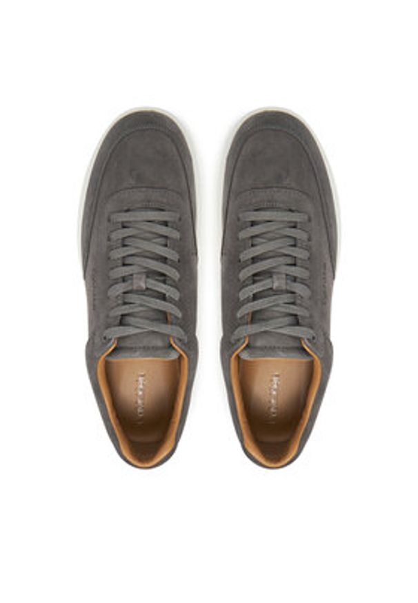 Calvin Klein Sneakersy Clean Cup Low Laceup Oxf Su HM0HM01880 Szary. Kolor: szary. Materiał: skóra