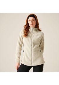 Regatta - Bluza damska z kapturem Elinn. Typ kołnierza: kaptur. Kolor: beżowy. Materiał: polar. Sport: turystyka piesza #1