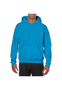 GILDAN - Bluza Z Kapturem Dla Dorosłych Unisex Heavy Blend. Typ kołnierza: kaptur. Kolor: niebieski, szary, wielokolorowy